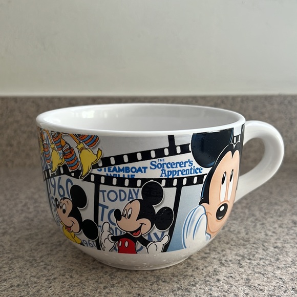Mickey Mouse through the years soup large soup bowl mug - Picture 3 of 7